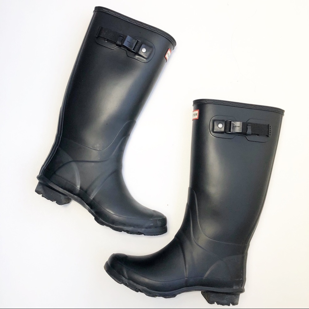 Hunter Rain Field Boots Huntress Wide calf
